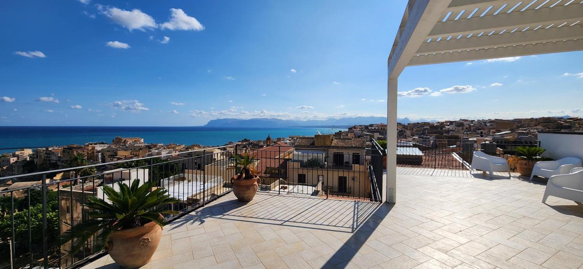 Palazzo Del Golfo Penthouse Apartman Castellammare del Golfo Kültér fotó